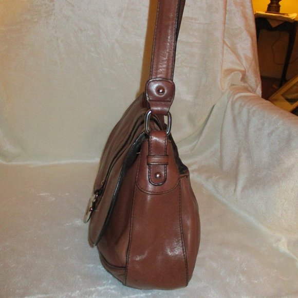 Etienne Aigner Flapped Saddle Bag - Picture 4 of 14